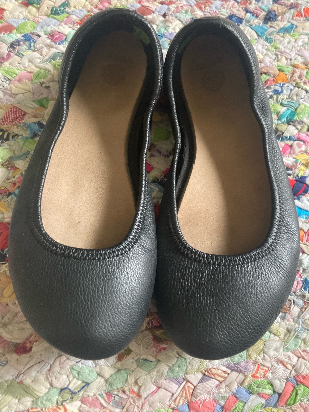 Softstar Ballerine barefoot Women’s Black Leather Ballet Flats